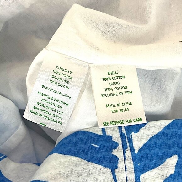 Lilly Pulitzer Size 0 Annabelle Bay Blue Yacht Sea Rope Lace Shift Dress - Picture 10 of 11